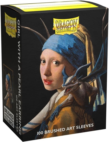 Dragon Shield Sleeves - Girl with a Pearl Earring Brushed Art (100)