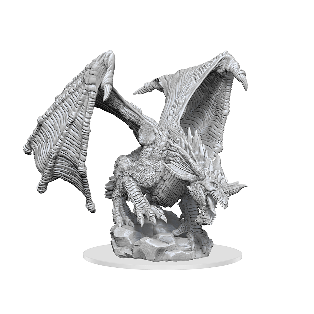 Dungeons & Dragons: Nolzur's Marvelous Unpainted Miniatures - W15 Young Blue Dragon