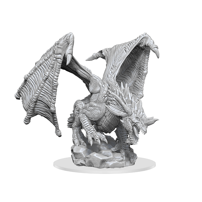 Dungeons & Dragons: Nolzur's Marvelous Unpainted Miniatures - W15 Young Blue Dragon