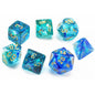 Chessex Nebula: Oceanic/Gold 7 Dice Set