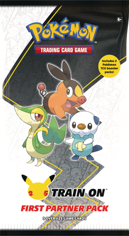 Pokemon 25th Anniversary Train On First Partner Pack - Unova