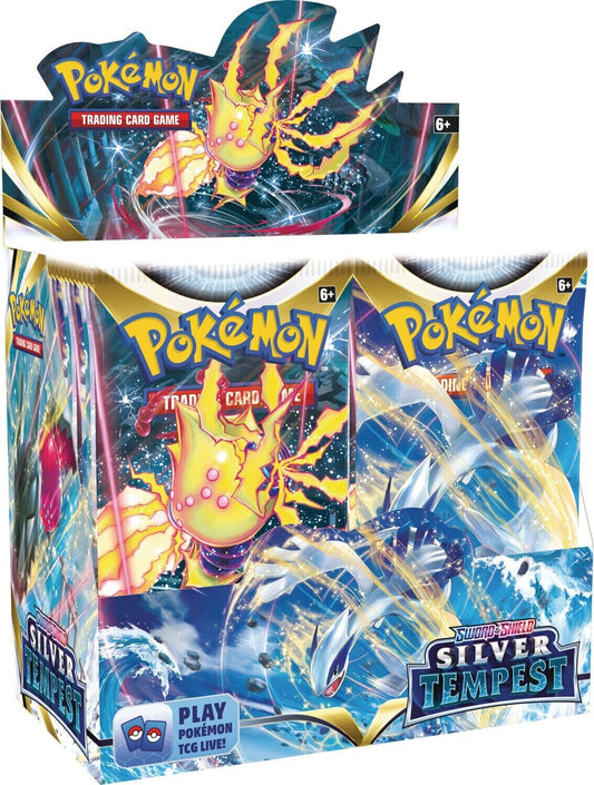 Pokemon Sword & Shield Silver Tempest Booster Box
