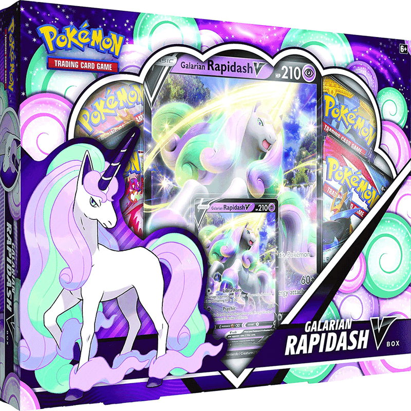 Pokemon Galarian Rapidash V Box