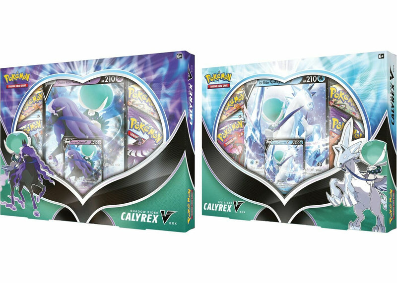Pokemon Shadow Rider/Ice Rider Calyrex V Box
