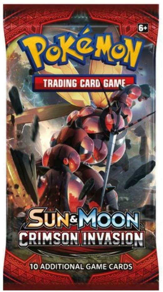 Pokemon Sun & Moon Crimson Invasion Booster Pack