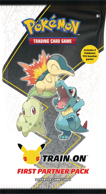 Pokemon 25th Anniversary Train On First Partner Pack - Johto