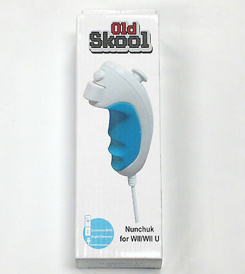 Old Skool Nintendo Wii/Wii U Nunchuk (White)