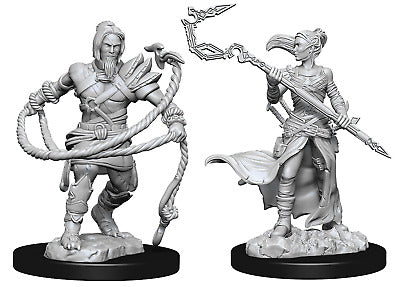 Magic the Gathering Unpainted Miniatures: W01 Stoneforge Mystic & Kor Hookmaster