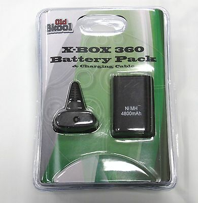 Old Skool Microsoft Xbox 360 Battery Pack - Black