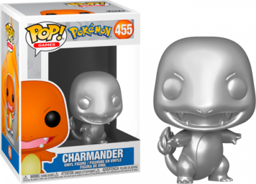 Pokemon Charmander Metallic Silver 455 POP! Figurine