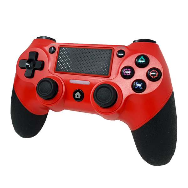 Old Skool Playstation 4 Double Shock 4 Wireless Controller - Red