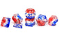 Sirius Dice 7 Die Set: Star Spangled Banner