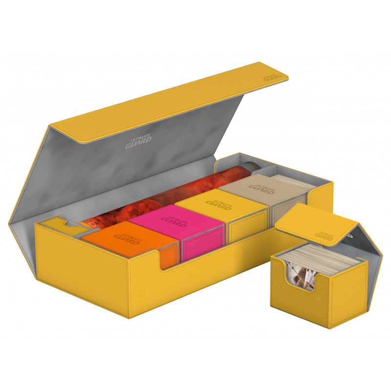 Ultimate Guard Superhive Deck Box - Xenoskin: Amber (550+)