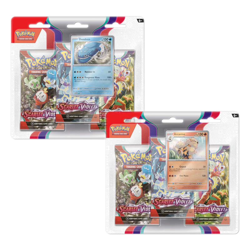 Pokemon Scarlet & Violet Base Set 3 Blister Pack