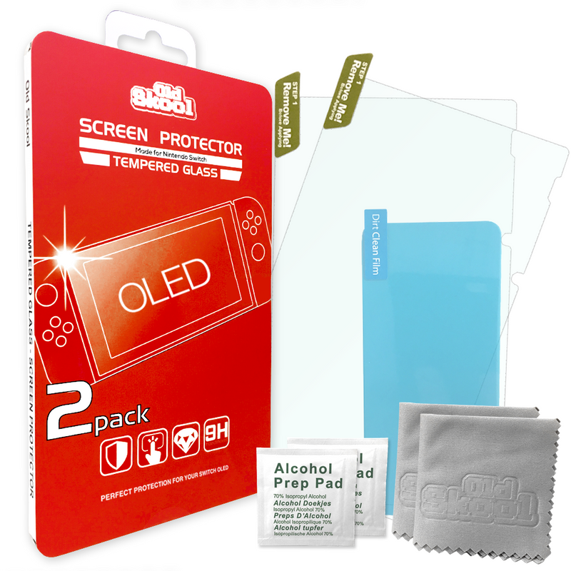 Switch OLED Tempered Glass Screen Protector (2 Pack)