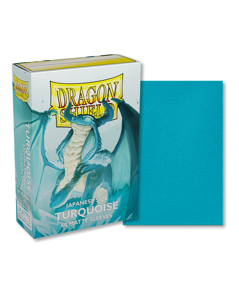 Dragon Shield Sleeves Japanese Size - Turquoise Matte (60)