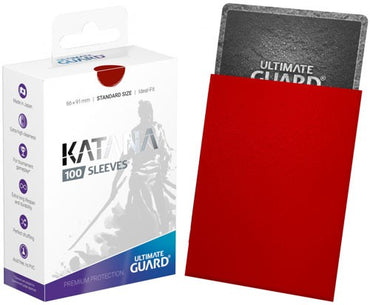 Ultimate Guard Katana Sleeves - Red (100)