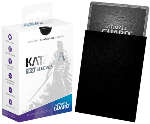 Ultimate Guard Katana Sleeves - Black (100)