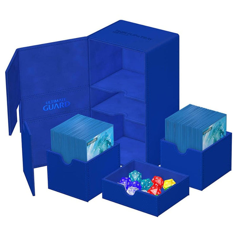 Ultimate Guard Twin Flip N Tray Deck Box - Monocolor Blue (200+)