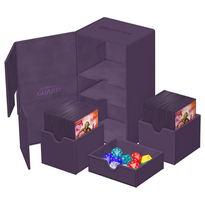 Ultimate Guard Twin Flip N Tray Deck Box - Monocolor Purple (200+)