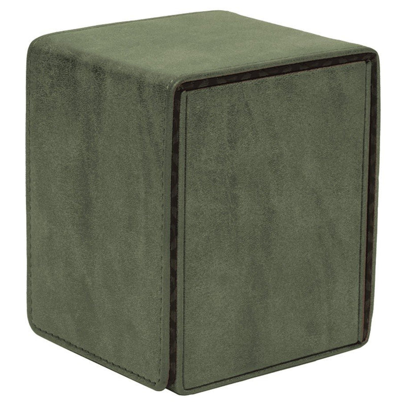 Ultra Pro Deck Box Alcove Flip Suede Collection - Emerald