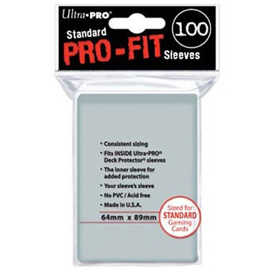 Ultra Pro Inner PRO-FIT Deck Sleeves - Top Load (100)