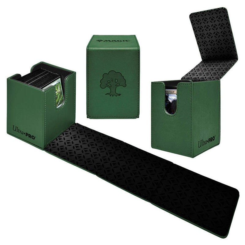 Ultra Pro Deck Box Alcove Flip - Green Mana