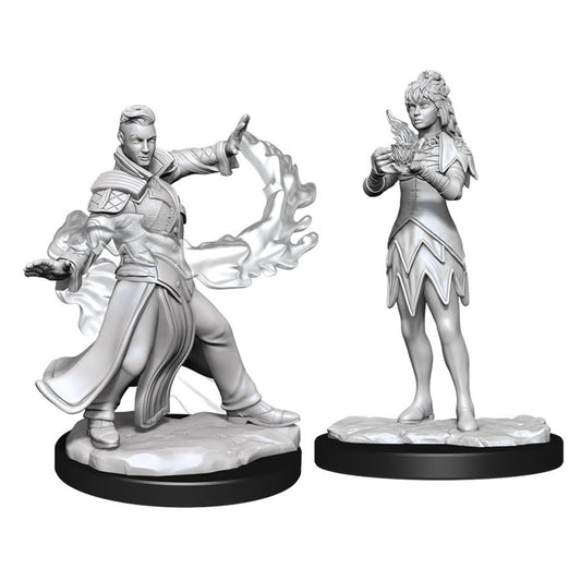 Magic: The Gathering Unpainted Miniature Killian and Dina Miniatures