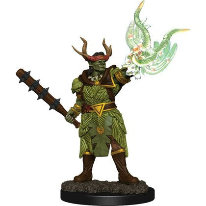 Wizkids Battles Premium Miniatures: Male Half-Orc Druid