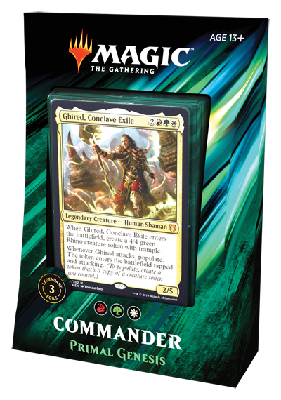 Commander 2019: Primal Genesis