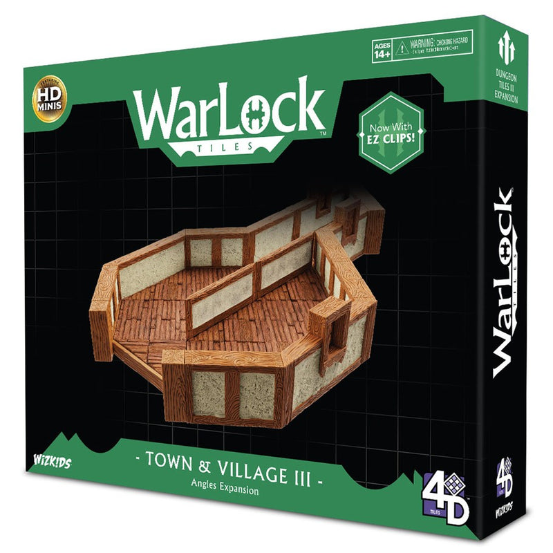 Wizkids Warlock Tiles: Town & Village III Angles Expansion
