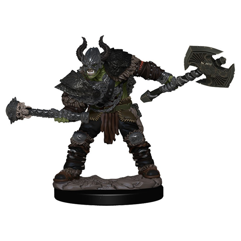 Wizkids Battles Premium Miniatures: Half-Orc Male Barbarian