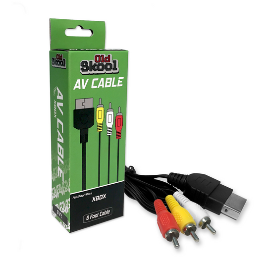 Old Skool Microsoft XBOX AV Cable